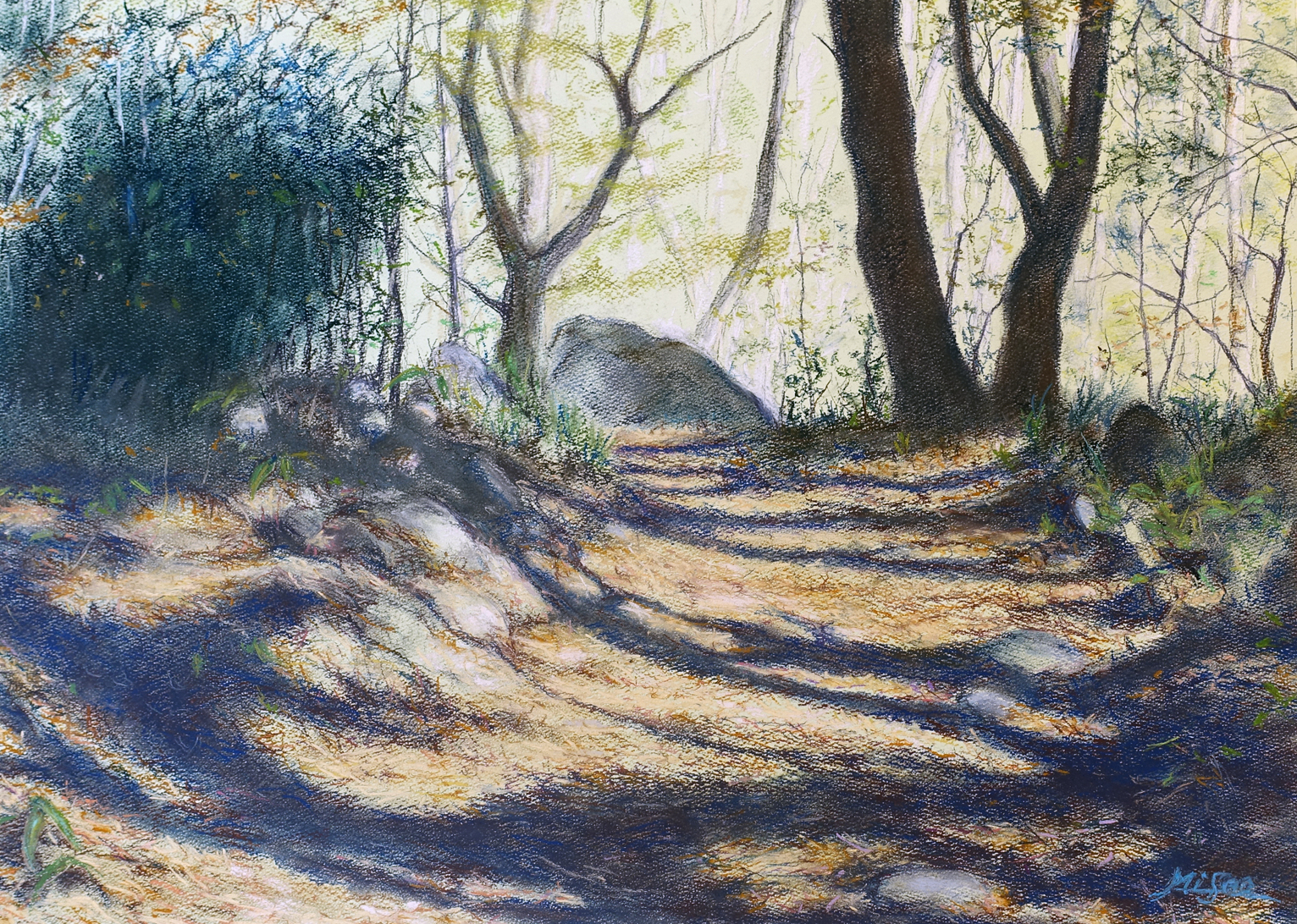 陽ざしの中…スケッチ日和