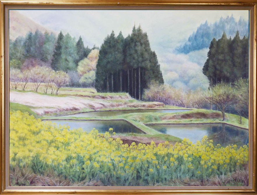 山村　田植え間近